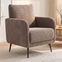 Eva Corduroy Velvet Armchair